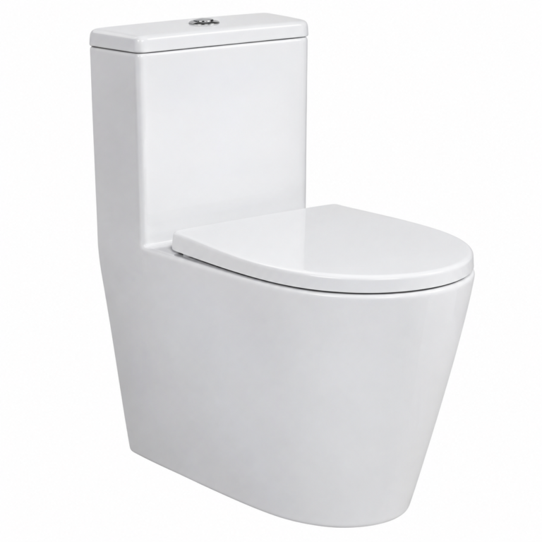 WC à poser sans bride, réservoir haut