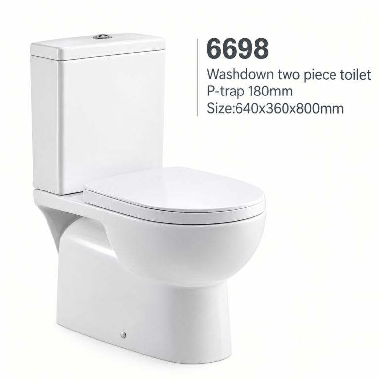 WC à poser deux pièces, réservoir bas