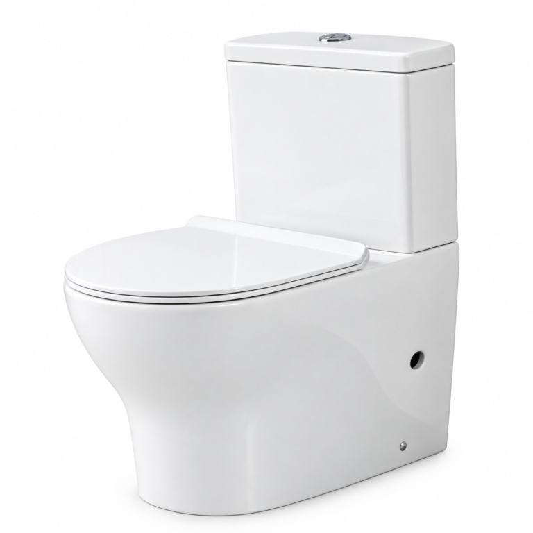 WC à poser sans bride, ligne carrée